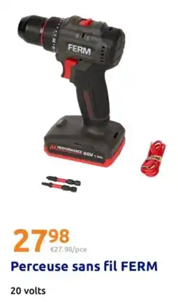 Action FERM Perceuse sans fil offre