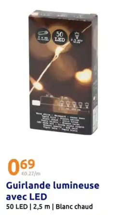 Action Guirlande lumineuse avec LED offre