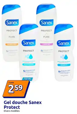 Action Sanex Gel douche Protect offre