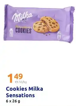 Action Milka Cookies Sensations offre