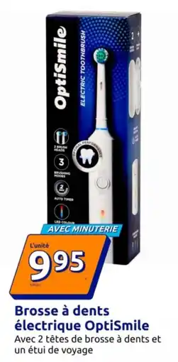 Action OptiSmile Brosse à dents électrique offre