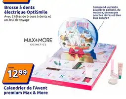 Action MAX&MORE COSMETICS Calendrier de l'Avent premium offre