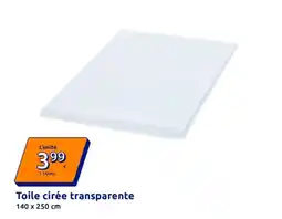 Action Toile cirée transparente offre