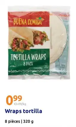 Action BUENA COMIDA Tortilla Wraps offre