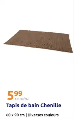 Action Tapis de bain Chenille offre