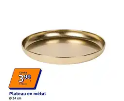 Action Plateau en métal offre