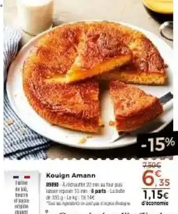 Thiriet Kouign Amann offre