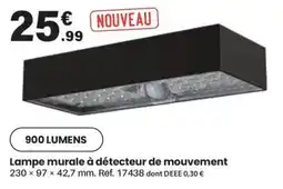 Shopix Lampe murale à détecteur de mouvement offre