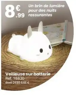 Shopix Veilleuse sur batterie offre