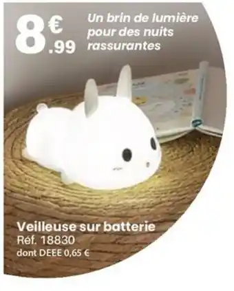 Veilleuse sur batterie