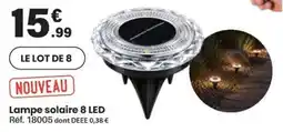 Shopix Lampe solaire 8 LED offre