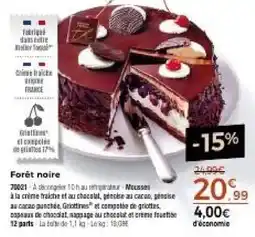 Thiriet Forêt noire offre