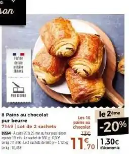 Thiriet Pains au chocolat pur beurre offre