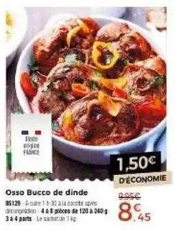 Thiriet Osso Bucco de dinde offre