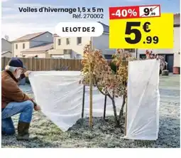 Shopix Voiles d'hivernage offre