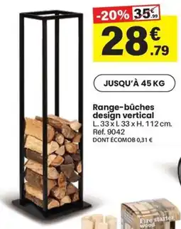 Shopix Range-bûches design vertical offre