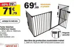 Shopix Barrière de protection modulable métal offre