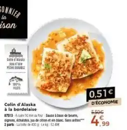 Thiriet GONNIER Colin d'Alaska offre