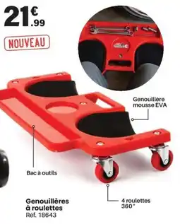 Shopix Genouillères à roulettes offre