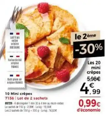 Mini crêpes