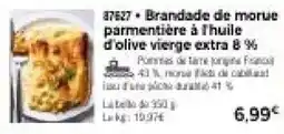 Thiriet Brandade de morue parmentièr offre