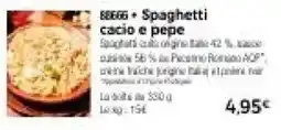 Thiriet Spaghetti cacio e pepe offre