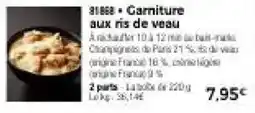 Thiriet 31888 Garniture aux ris de veau offre