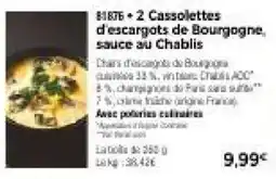 Thiriet Cassolettes d'escargots de Bourgogne offre