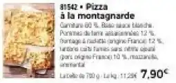 Thiriet Pizza à la montagnarde offre