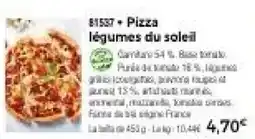 Thiriet Pizza légumes du soleil offre