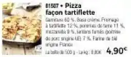 Thiriet Pizza façon tartiflette offre