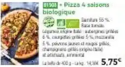 Thiriet Pizza 4 saisons biologique offre