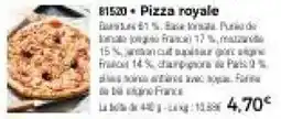 Thiriet Pizza royale offre