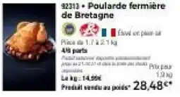 Thiriet Poularde fermière de Bretagne offre