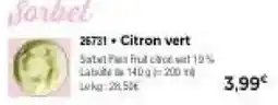 Thiriet Sorbet Citron vert offre