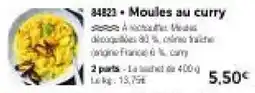 Thiriet Moules au curry offre
