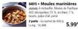 Thiriet Moules marinières offre