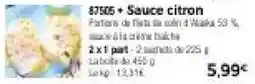 Thiriet 87505 + Sauce citron offre
