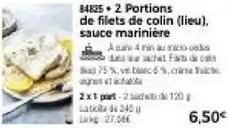 Thiriet COLONA Filets de colin offre