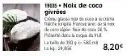 Thiriet 19035 Noix de coco givrées offre