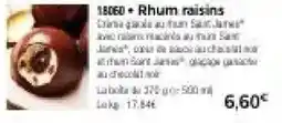Thiriet Rhum raisins offre