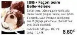 Thiriet Belle-Hélène Façon poire offre