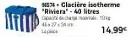 Thiriet Glacières isotherme Riviera offre