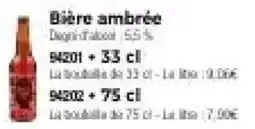 Thiriet Bière ambrée offre