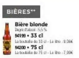 Thiriet Bière blonde offre