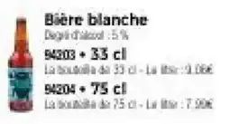 Thiriet Bière blanche offre