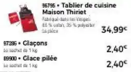 Thiriet Maison Thiriet Tablier de cuisine offre