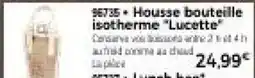 Thiriet Lucette Housse bouteille isotherme offre