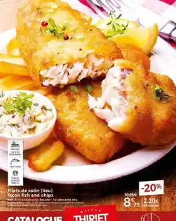 Thiriet MAISON THIRIET Filets de colin (lieu) offre