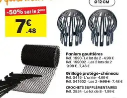 Shopix Paniers gouttières offre